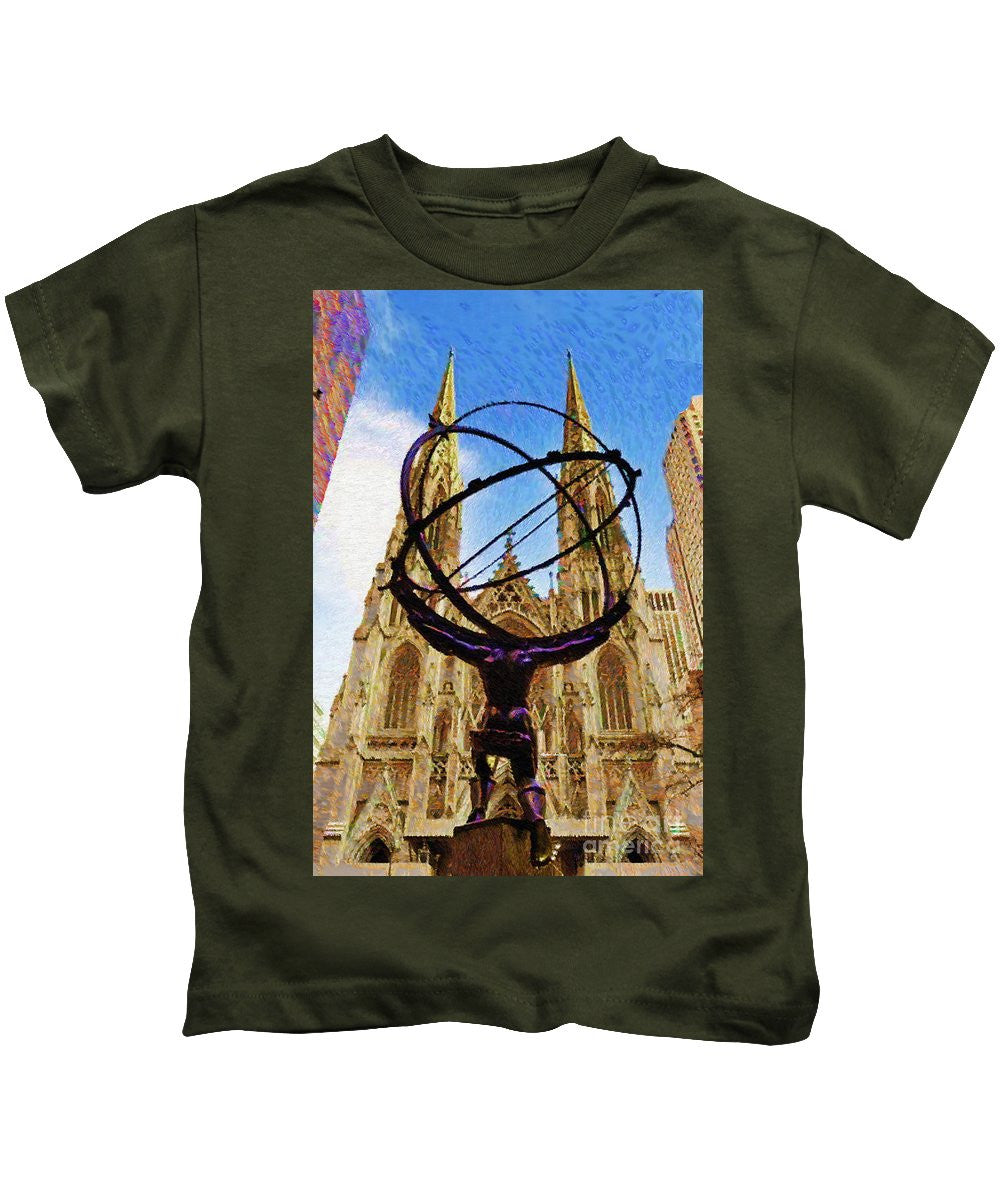 Kids T-Shirt - Rockefeller Center In New York City