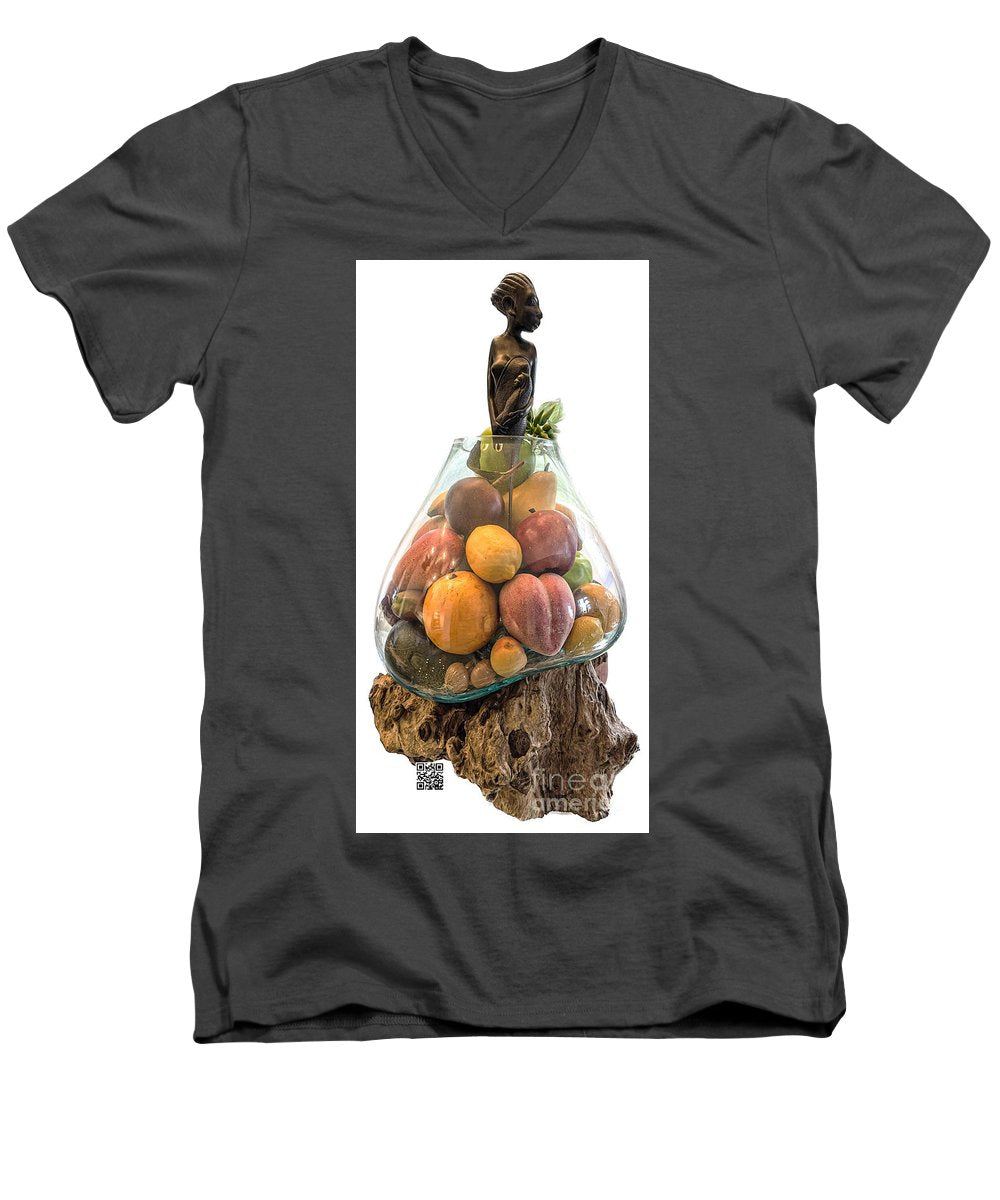 Roots of Nurturing A Fusion of Cultures - Men's V-Neck T-Shirt