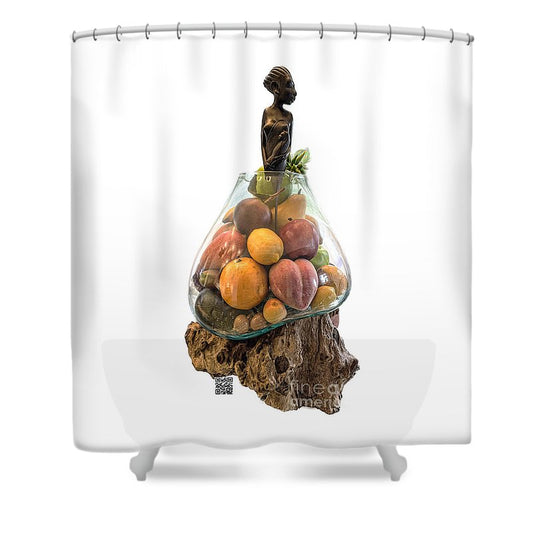 Roots of Nurturing A Fusion of Cultures - Shower Curtain