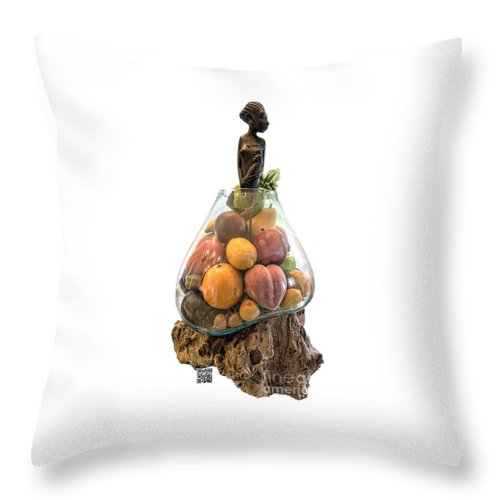 Roots of Nurturing A Fusion of Cultures - Throw Pillow