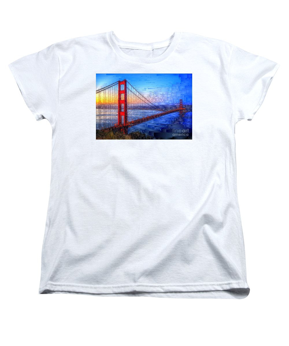 Women's T-Shirt (Standard Cut) - San Francisco Bay Bridge