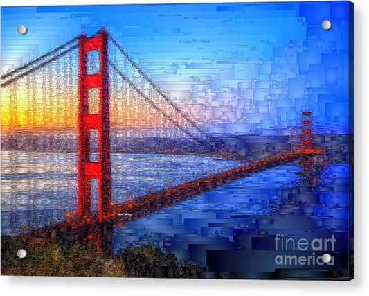 Acrylic Print - San Francisco Bay Bridge