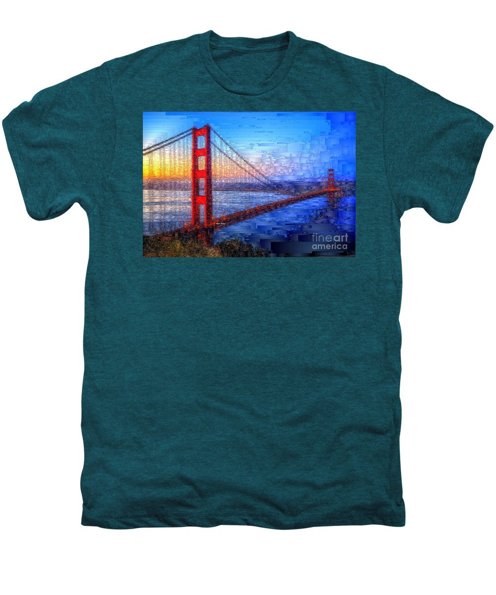 Men's Premium T-Shirt - San Francisco Bay Bridge