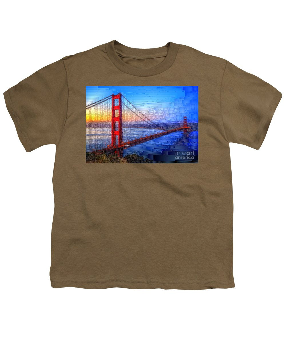 T-shirt pour jeunes - Pont de la baie de San Francisco