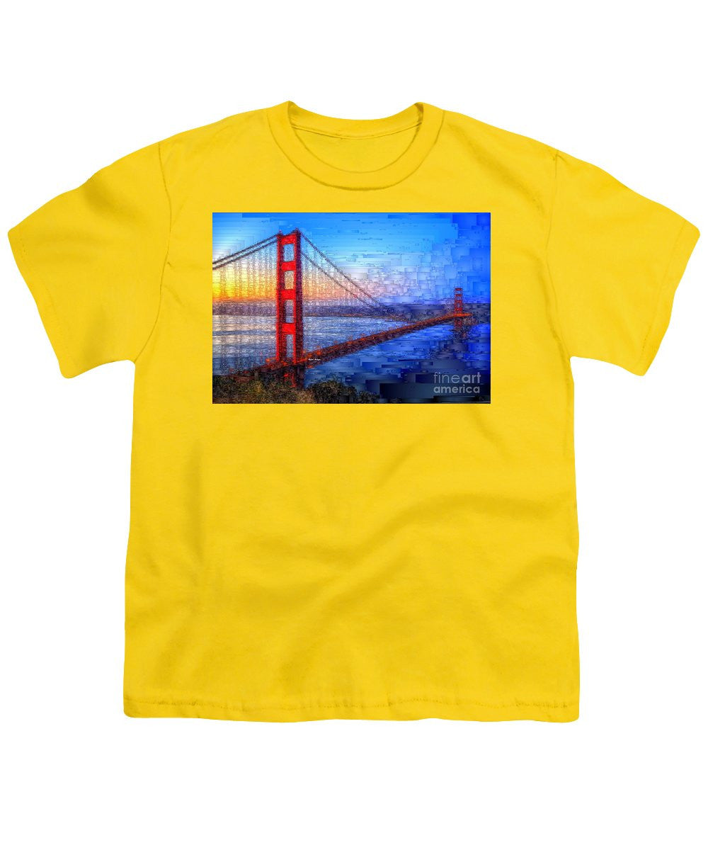 T-shirt pour jeunes - Pont de la baie de San Francisco