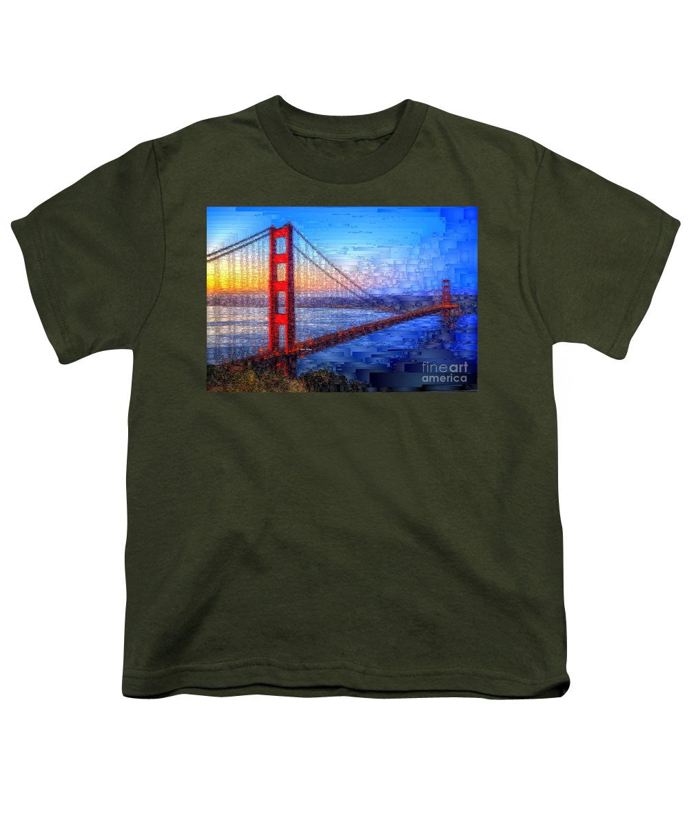 T-shirt pour jeunes - Pont de la baie de San Francisco