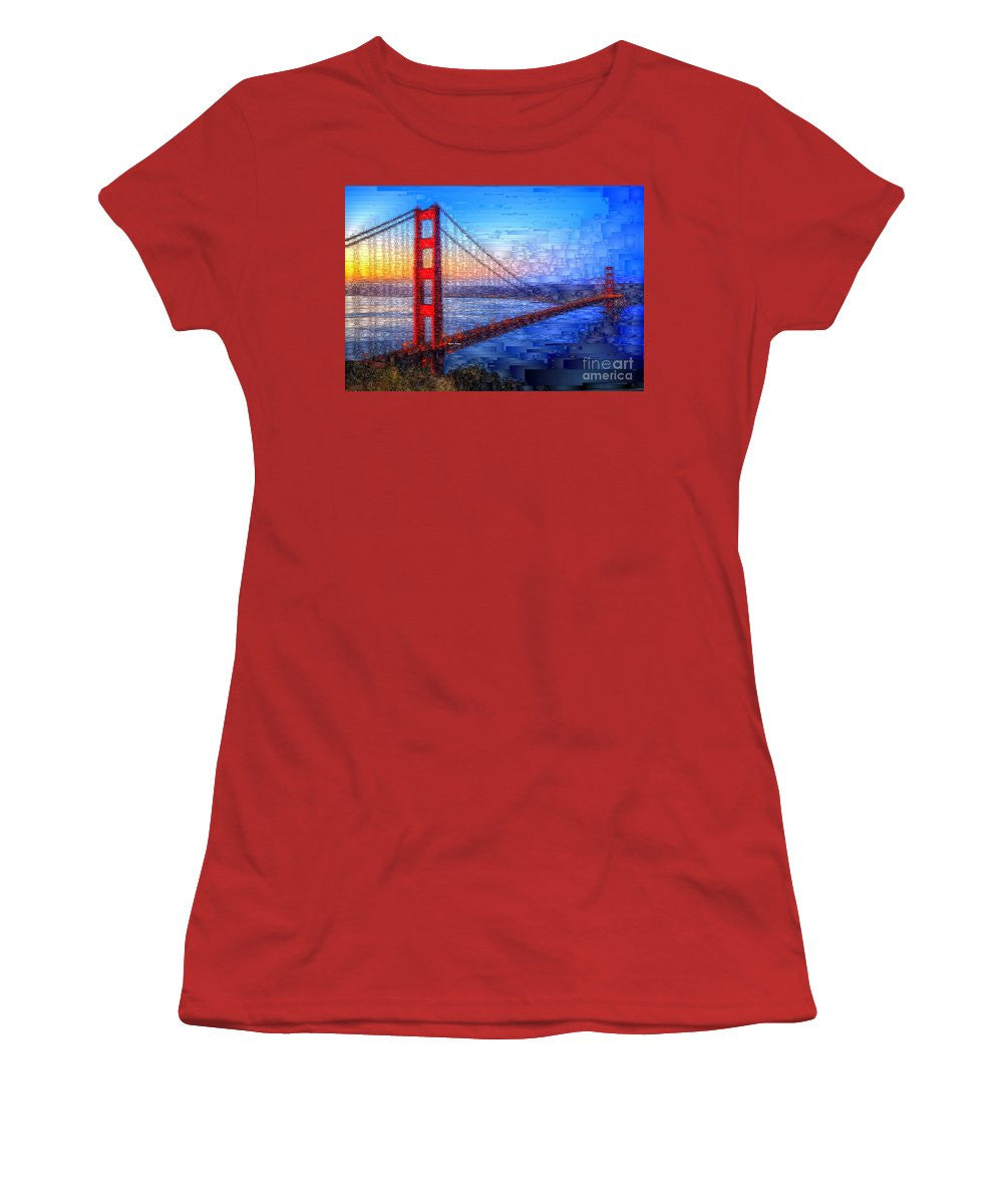 Women's T-Shirt (Junior Cut) - San Francisco Bay Bridge