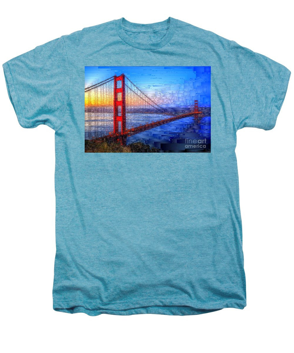 Men's Premium T-Shirt - San Francisco Bay Bridge