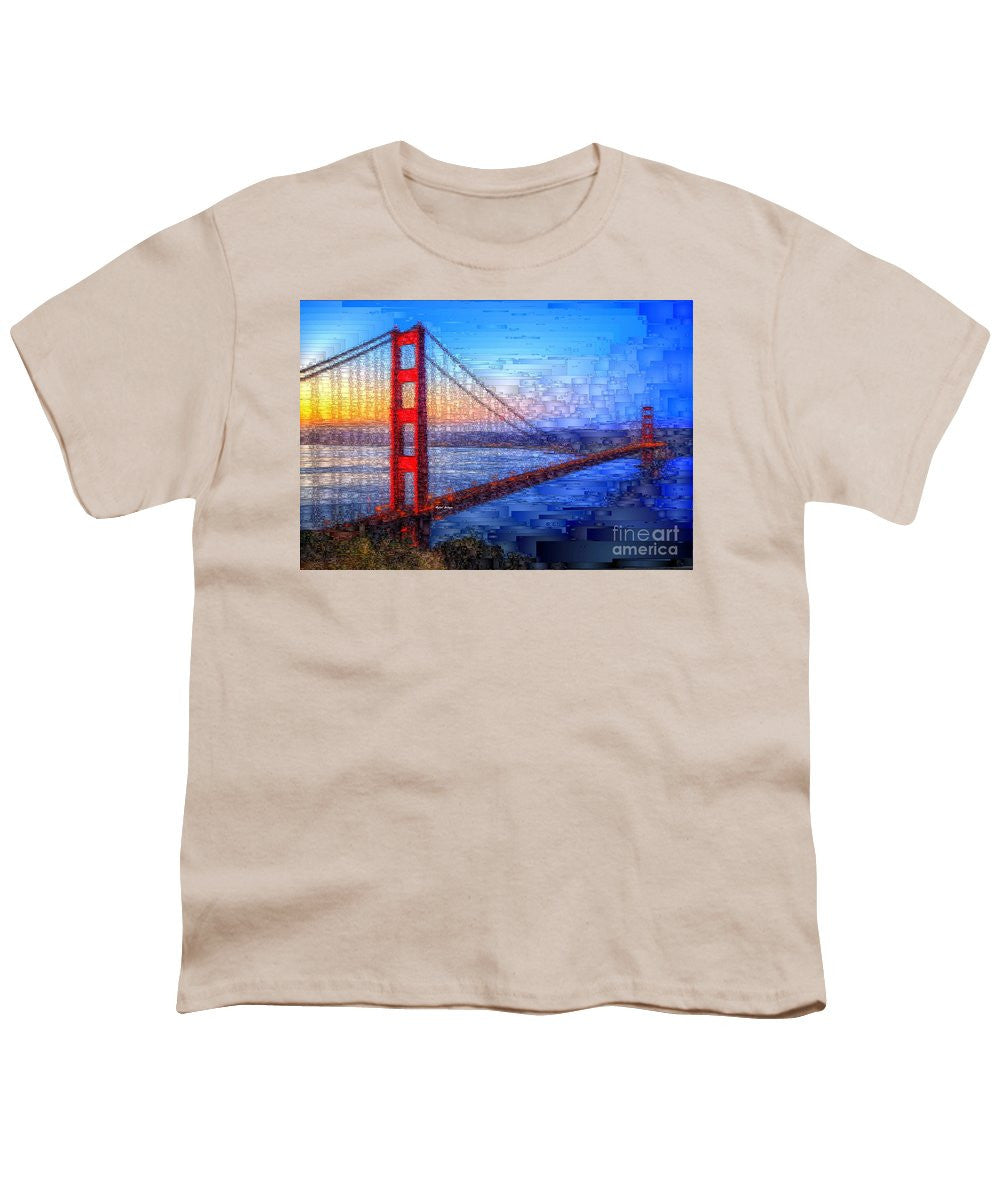 T-shirt pour jeunes - Pont de la baie de San Francisco