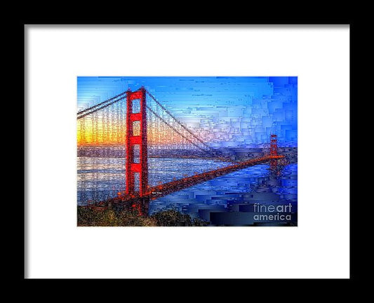 Framed Print - San Francisco Bay Bridge