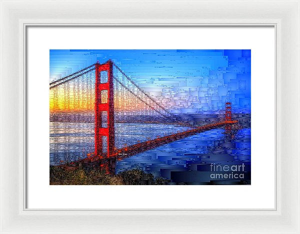 Framed Print - San Francisco Bay Bridge