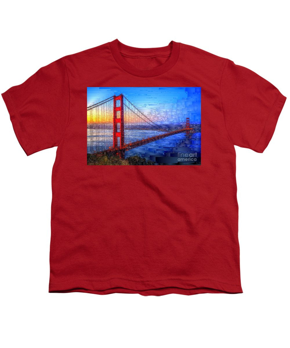 T-shirt pour jeunes - Pont de la baie de San Francisco