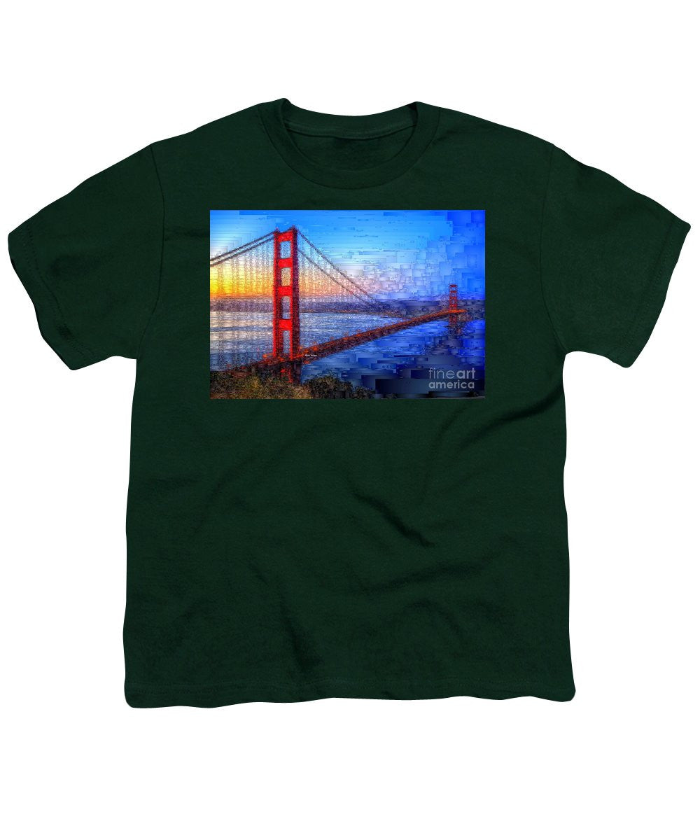 T-shirt pour jeunes - Pont de la baie de San Francisco