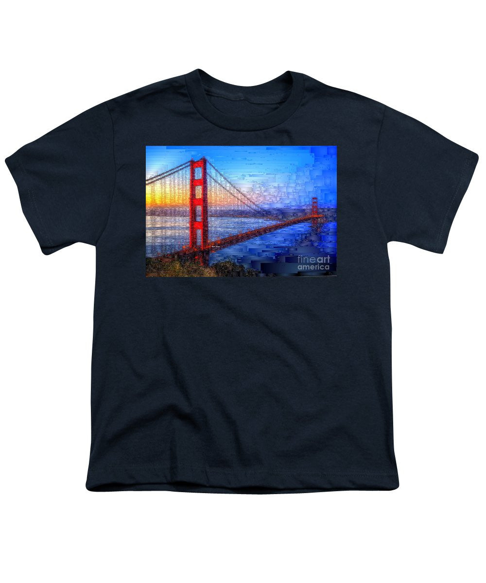 T-shirt pour jeunes - Pont de la baie de San Francisco