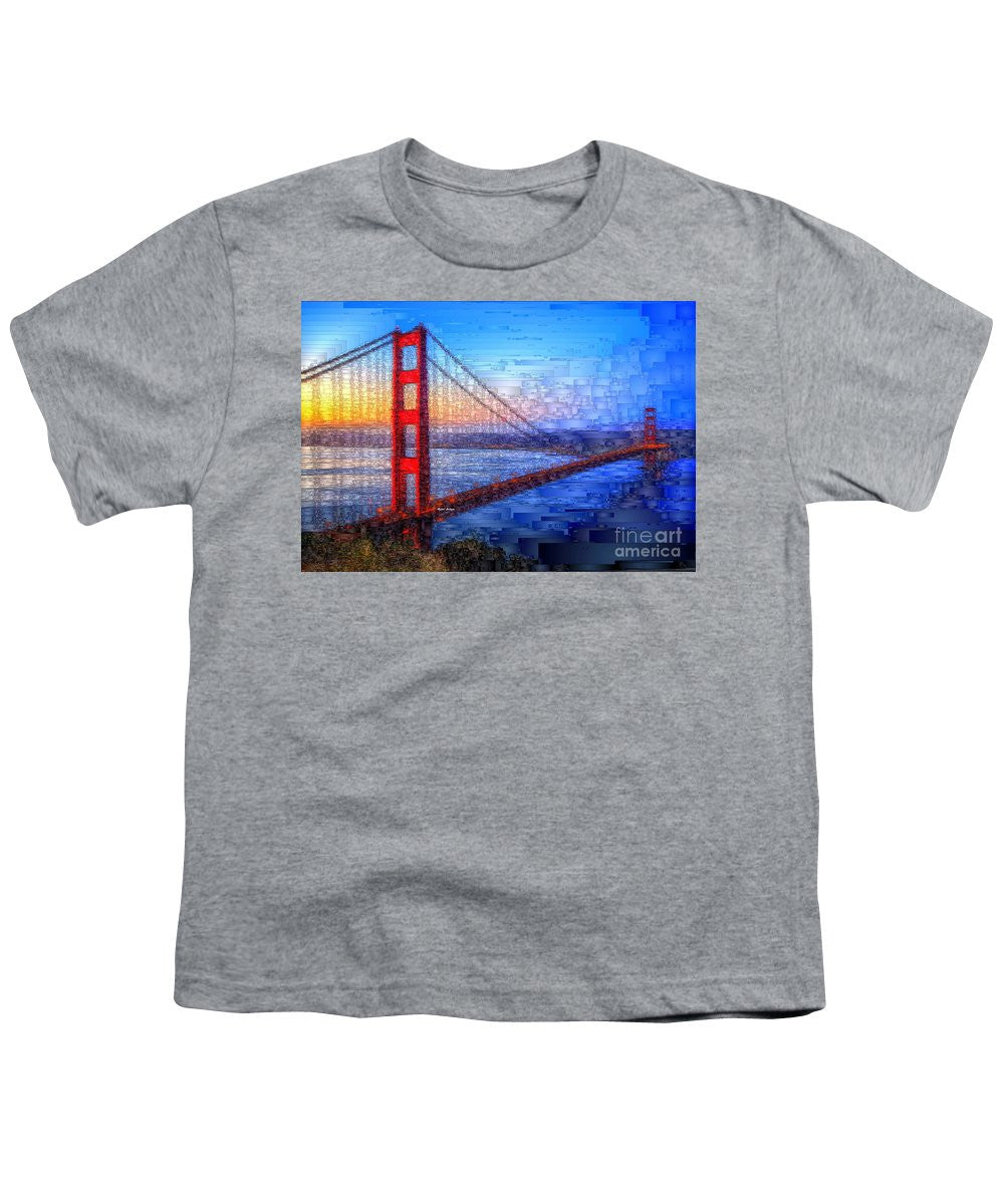 T-shirt pour jeunes - Pont de la baie de San Francisco