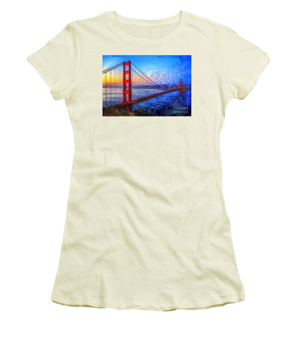 Women's T-Shirt (Junior Cut) - San Francisco Bay Bridge