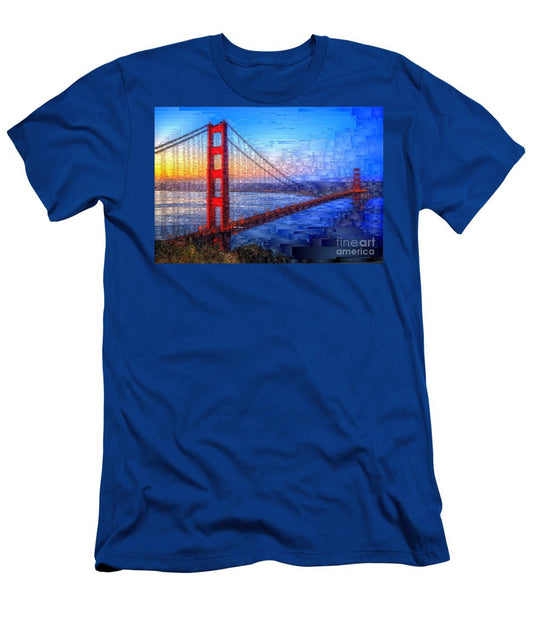 T-shirt pour homme (coupe ajustée) - Pont de la baie de San Francisco