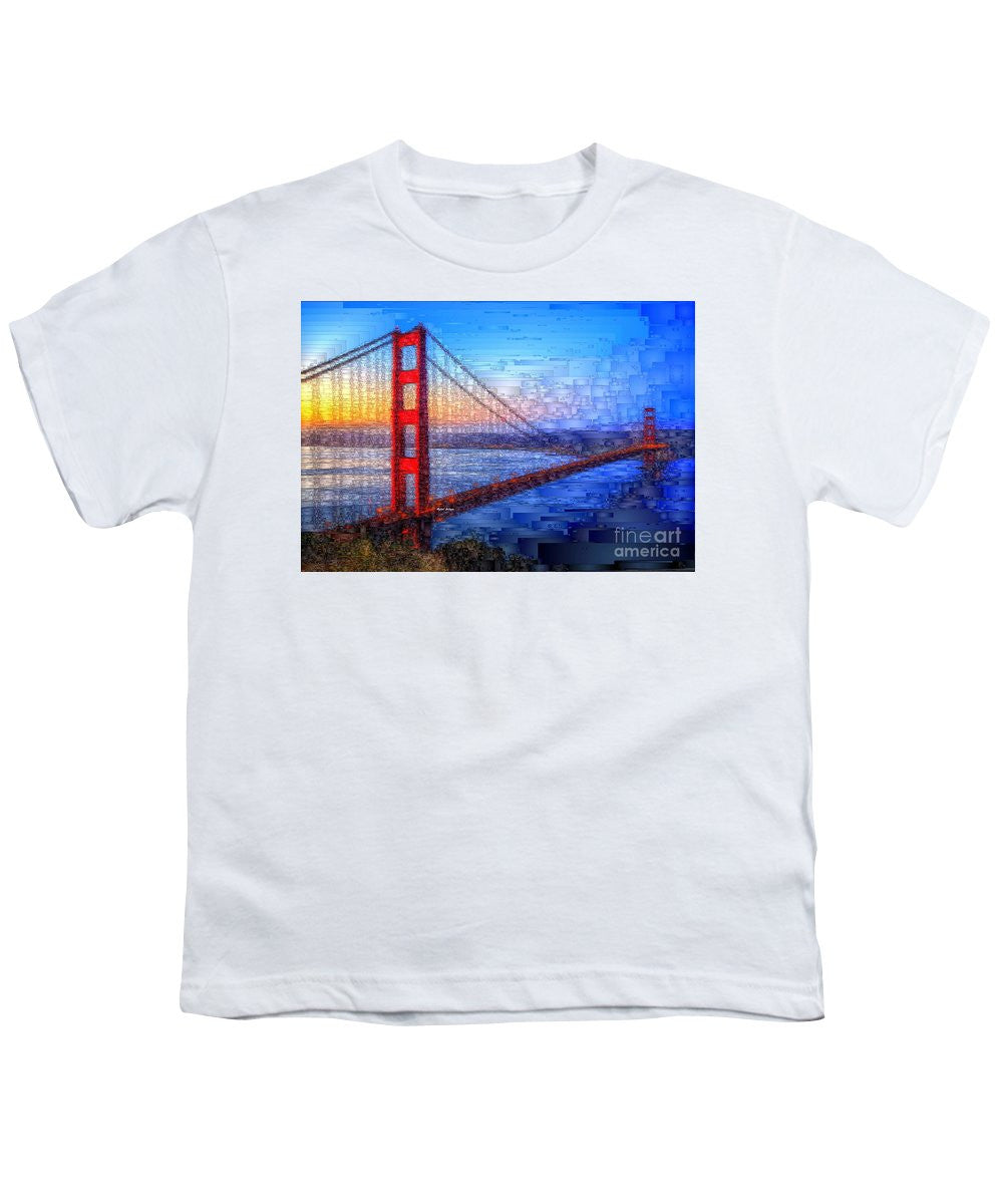 T-shirt pour jeunes - Pont de la baie de San Francisco