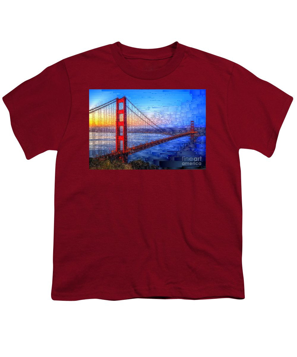 T-shirt pour jeunes - Pont de la baie de San Francisco