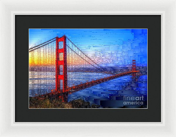 Framed Print - San Francisco Bay Bridge