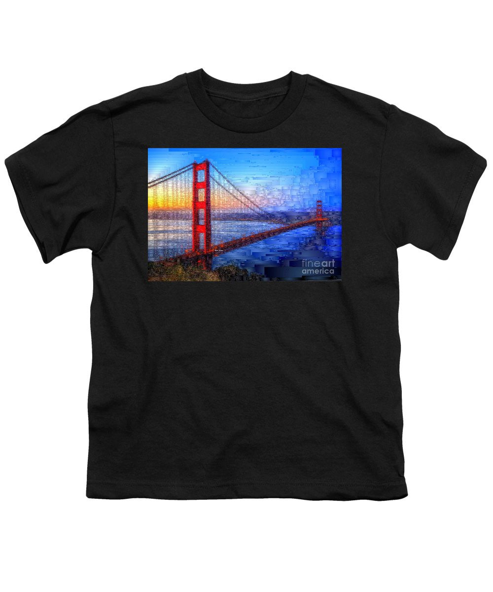 T-shirt pour jeunes - Pont de la baie de San Francisco