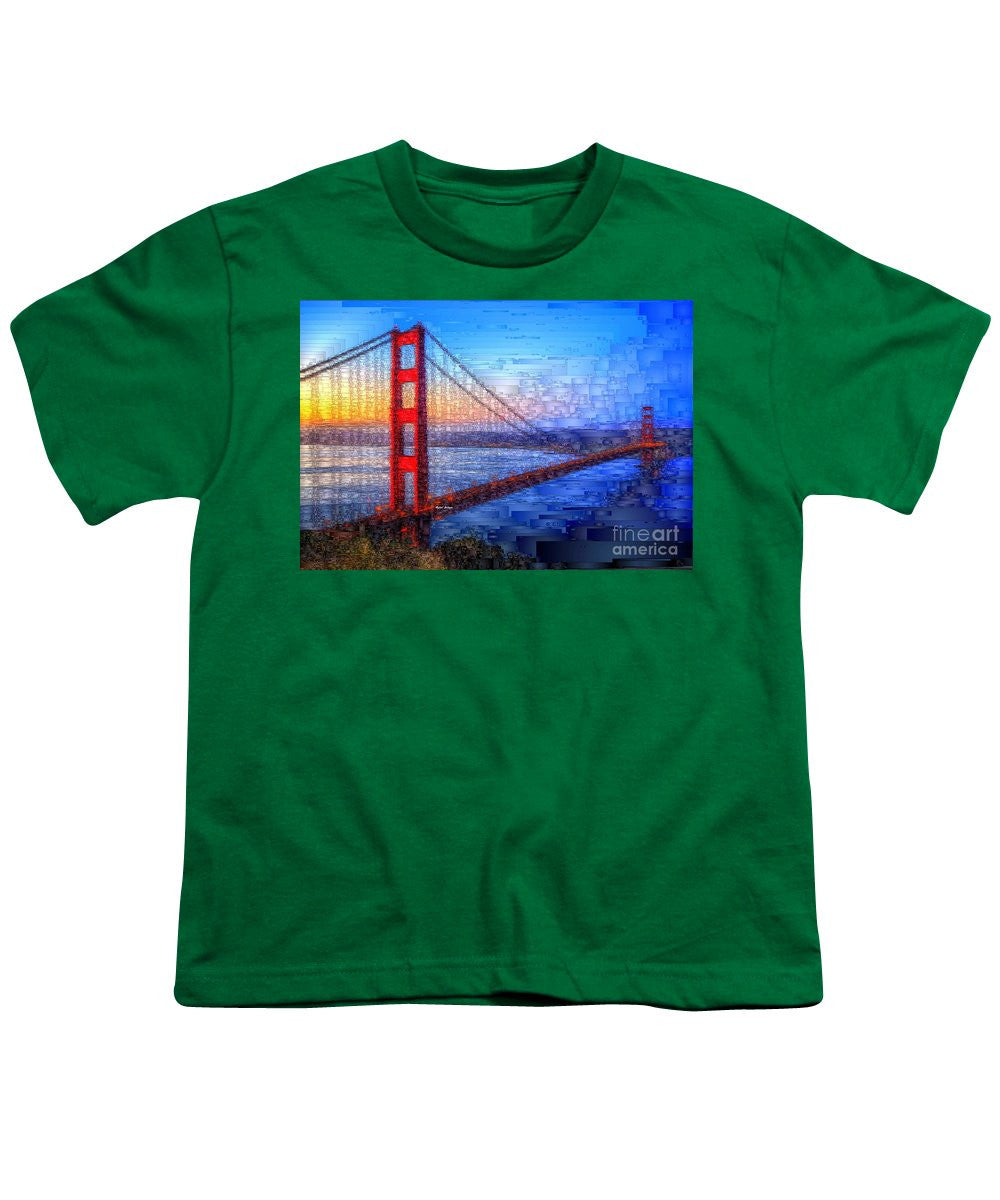 T-shirt pour jeunes - Pont de la baie de San Francisco