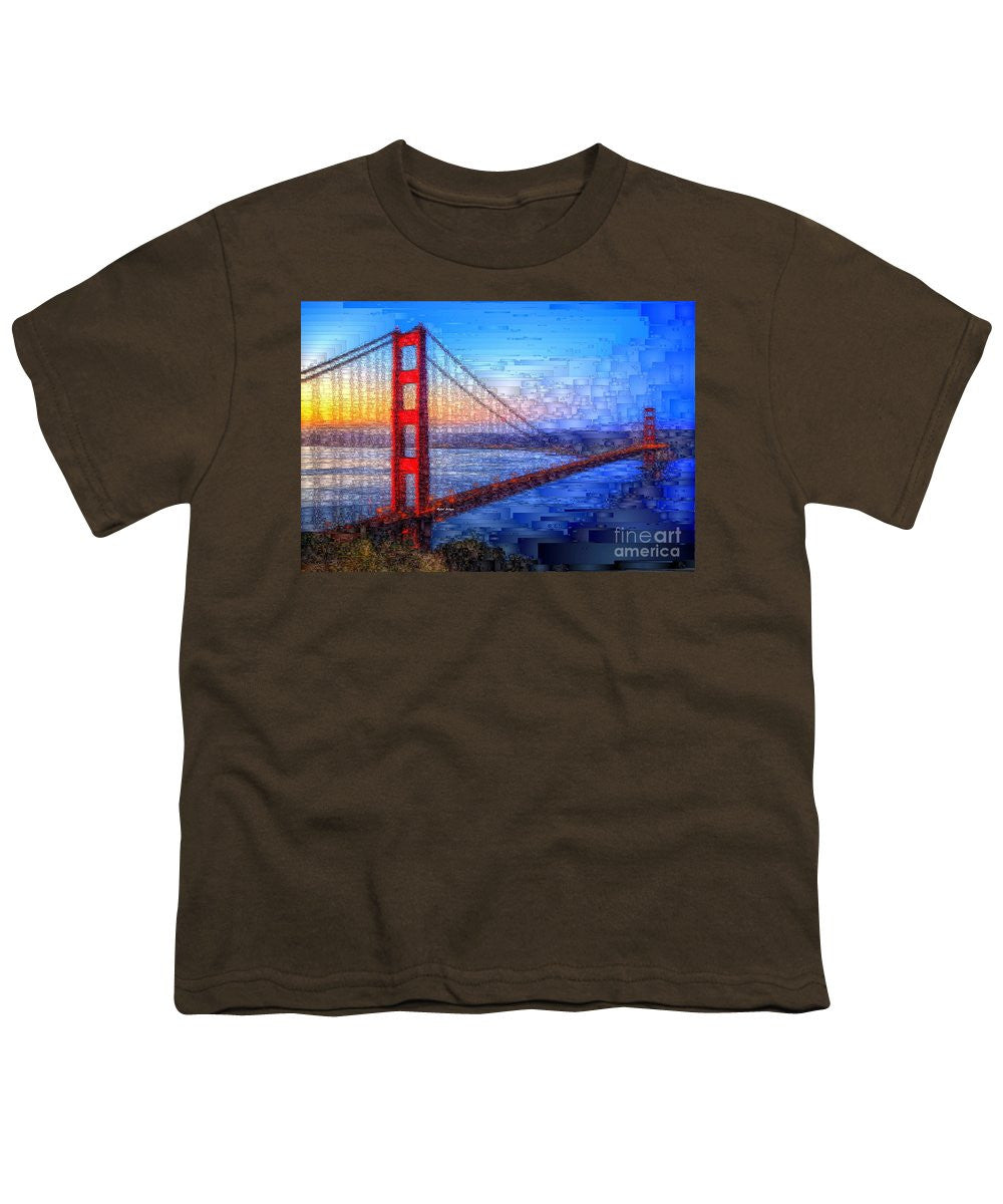 T-shirt pour jeunes - Pont de la baie de San Francisco