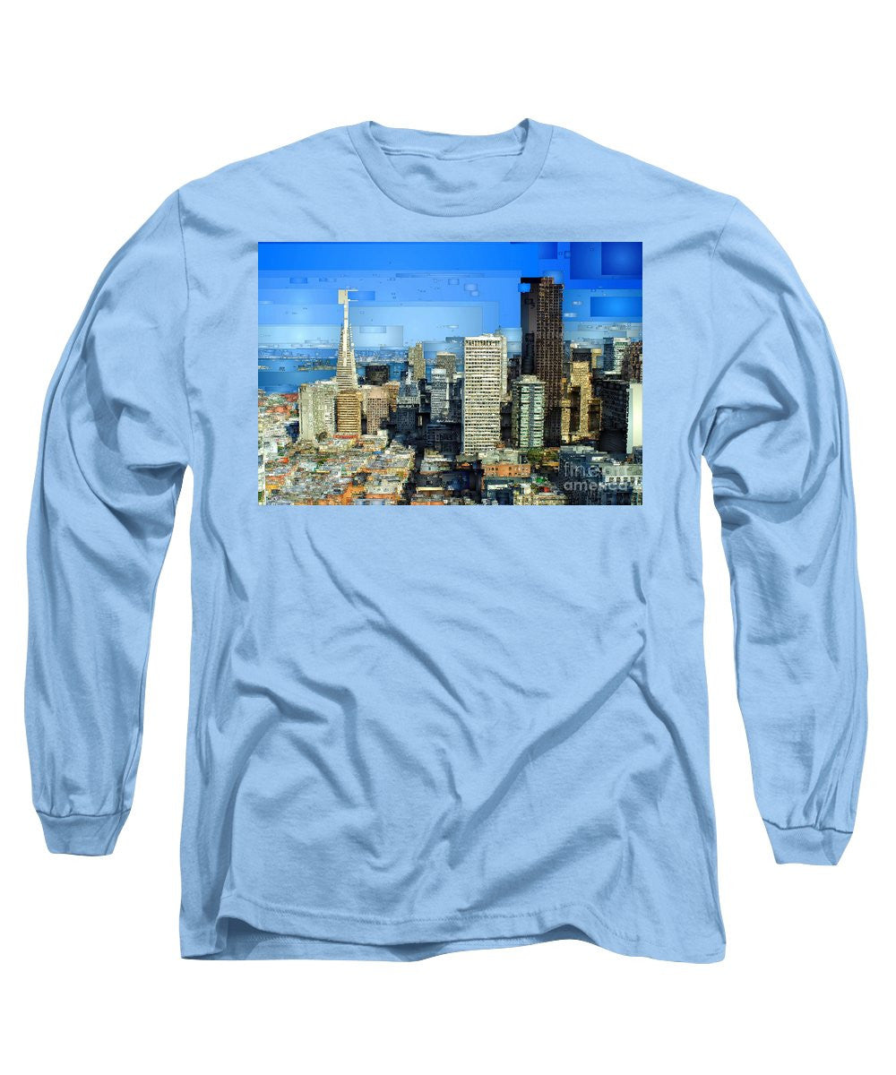 Long Sleeve T-Shirt - San Francisco Skyline