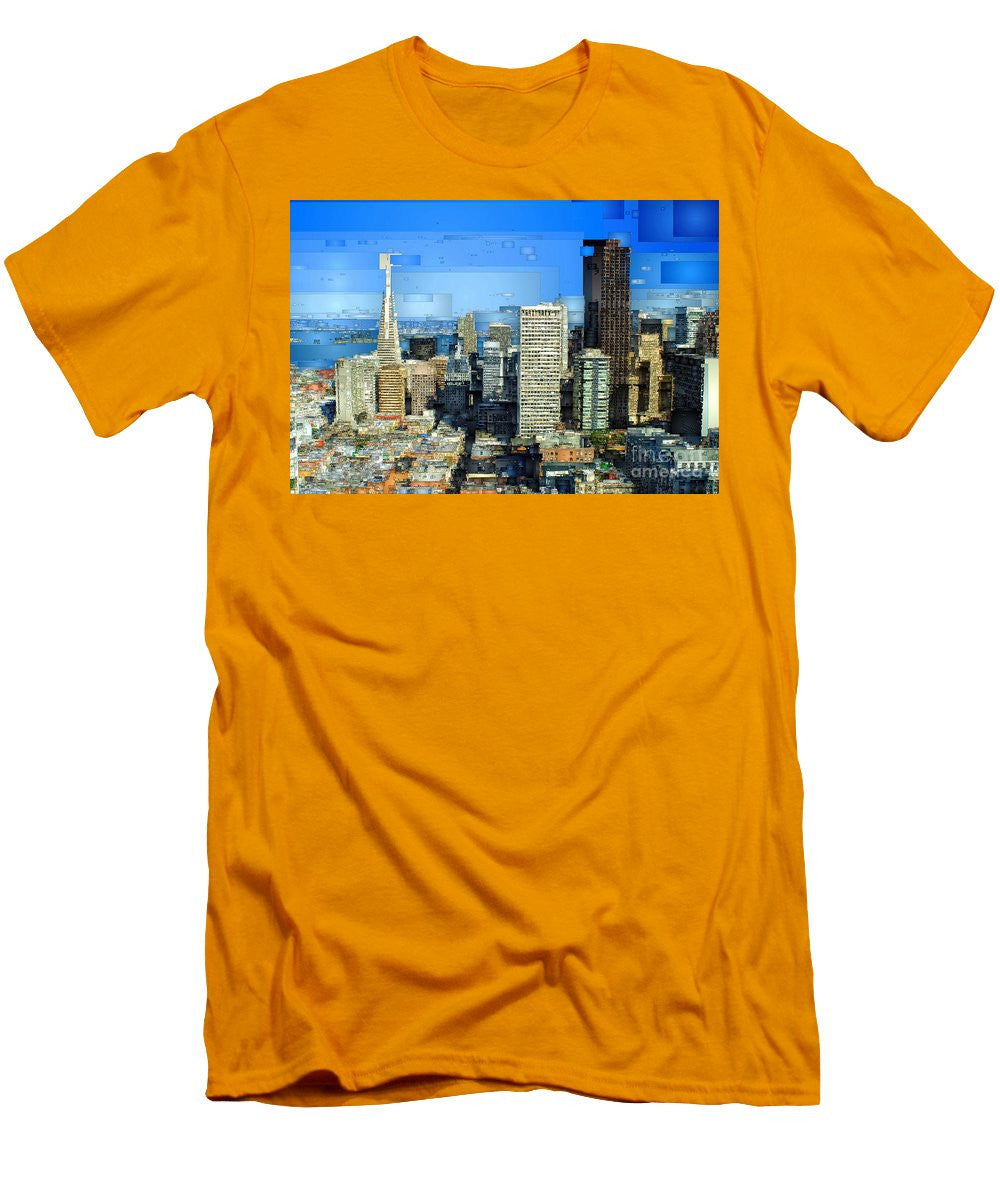 Men's T-Shirt (Slim Fit) - San Francisco Skyline