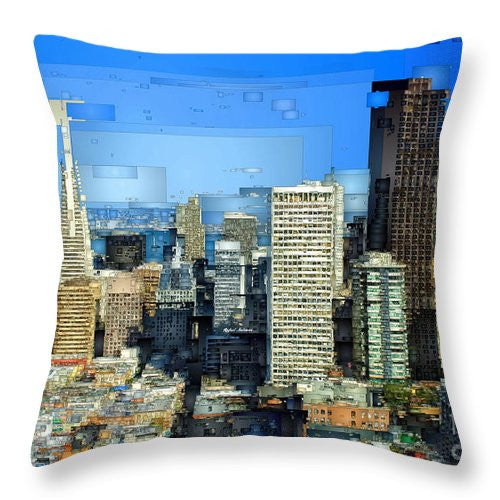 Coussin décoratif - Skyline de San Francisco