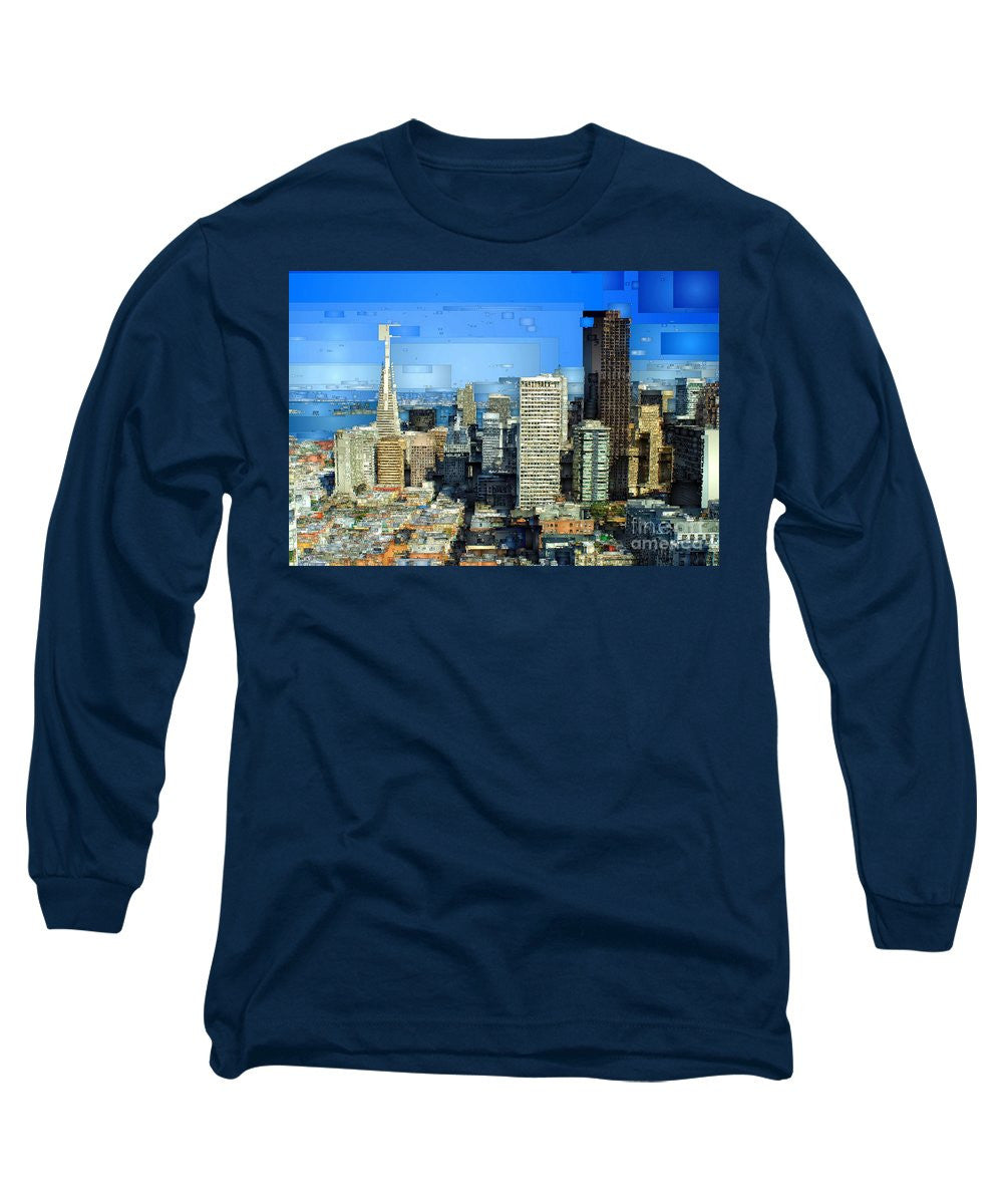 Long Sleeve T-Shirt - San Francisco Skyline