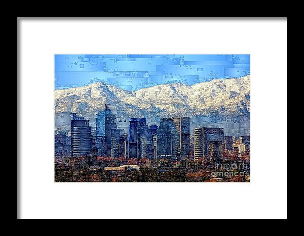 Framed Print - Santiago De Chile, Chile