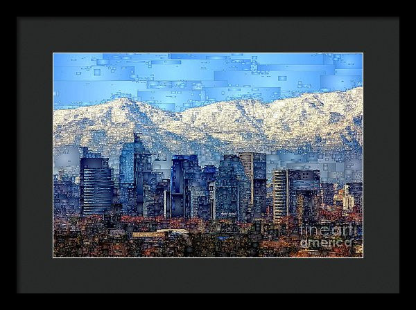 Framed Print - Santiago De Chile, Chile