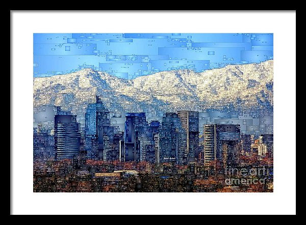 Framed Print - Santiago De Chile, Chile