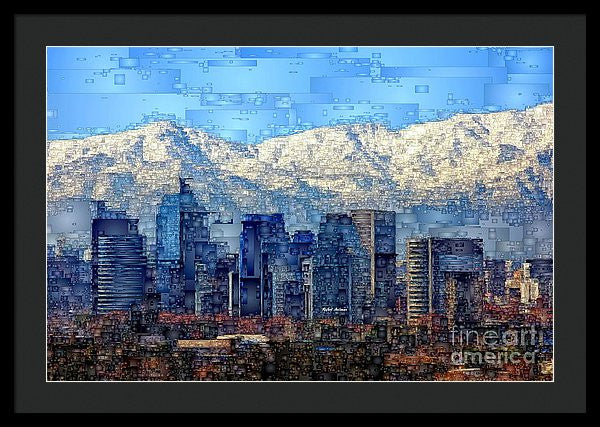 Framed Print - Santiago De Chile, Chile