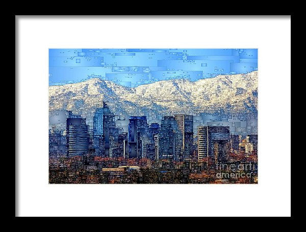 Framed Print - Santiago De Chile, Chile