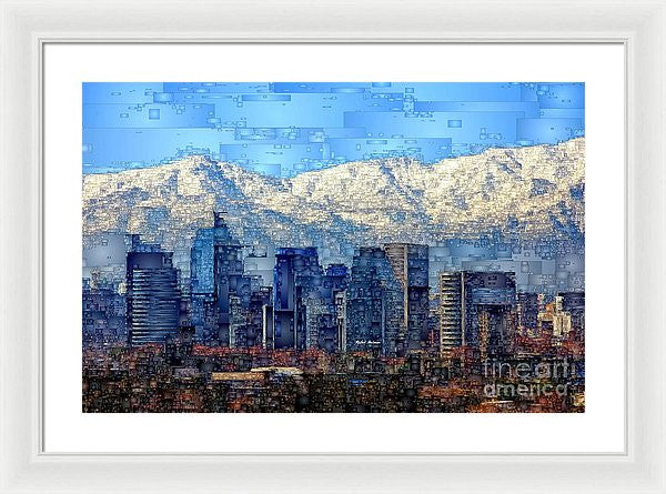 Framed Print - Santiago De Chile, Chile