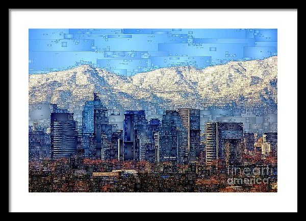 Framed Print - Santiago De Chile, Chile