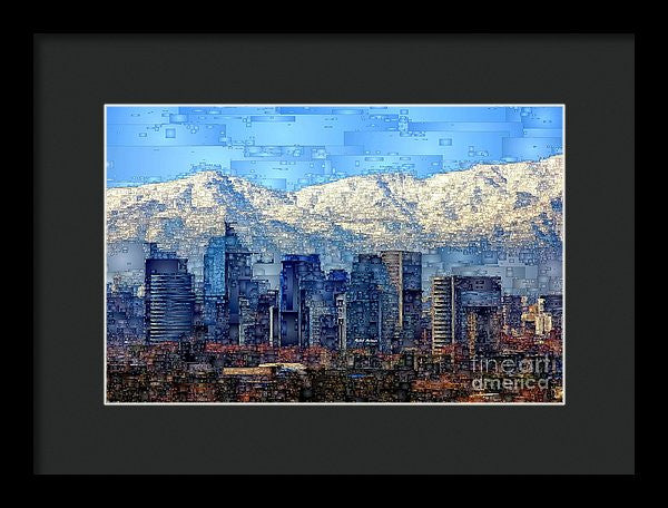 Framed Print - Santiago De Chile, Chile