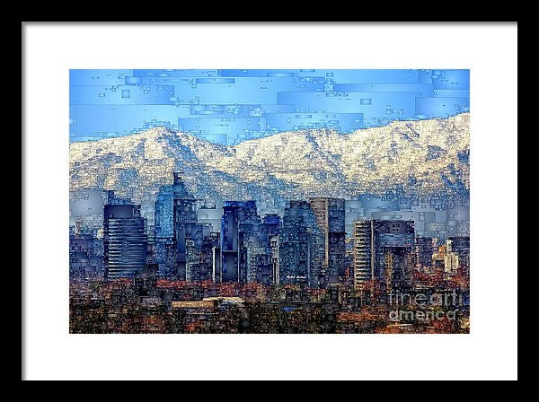 Framed Print - Santiago De Chile, Chile