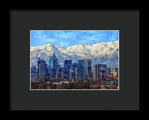 Framed Print - Santiago De Chile, Chile