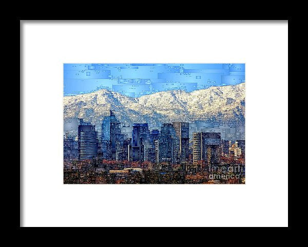 Framed Print - Santiago De Chile, Chile