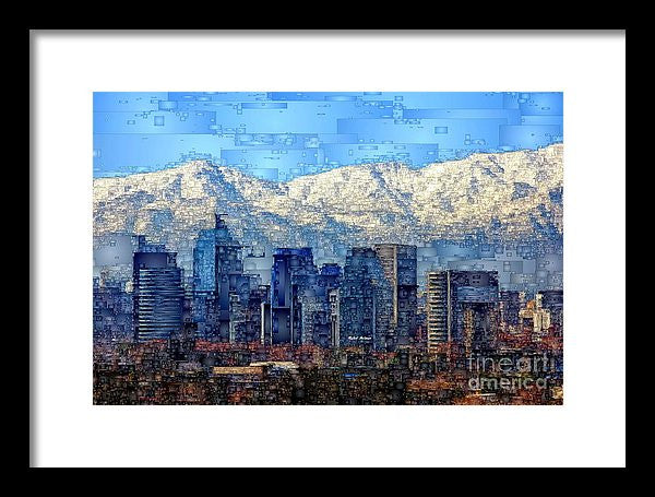 Framed Print - Santiago De Chile, Chile