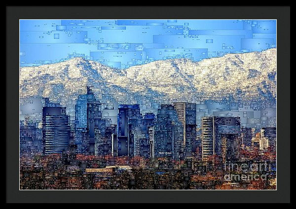 Framed Print - Santiago De Chile, Chile