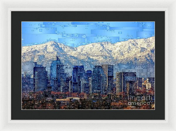 Framed Print - Santiago De Chile, Chile