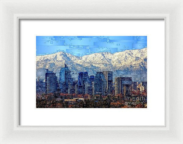 Framed Print - Santiago De Chile, Chile