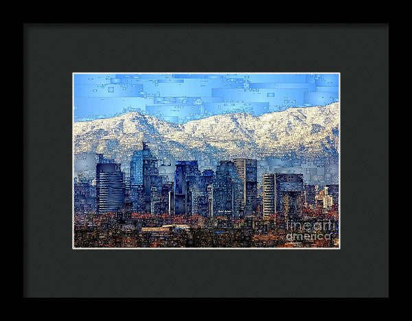 Framed Print - Santiago De Chile, Chile