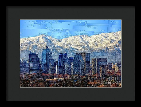 Framed Print - Santiago De Chile, Chile