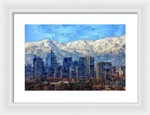 Framed Print - Santiago De Chile, Chile