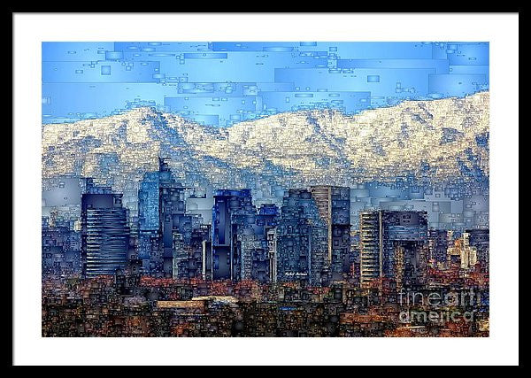 Framed Print - Santiago De Chile, Chile